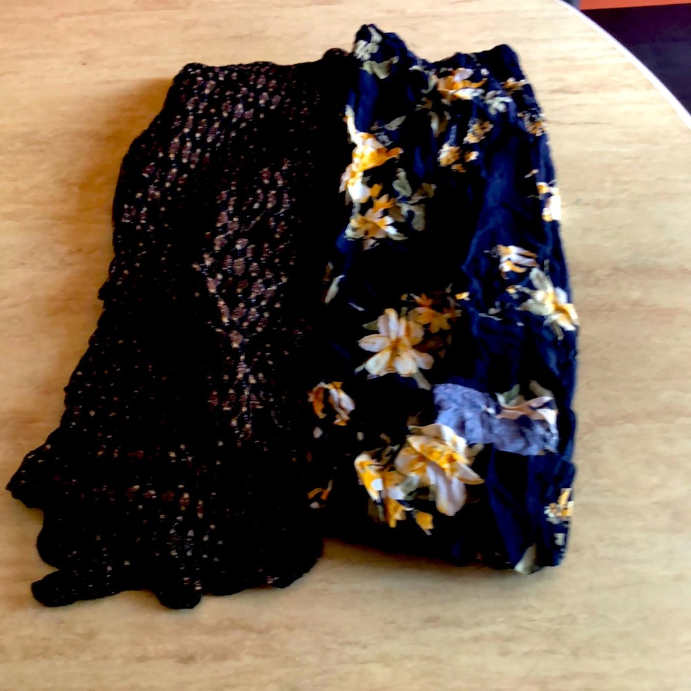 Two skirts.  Very light material